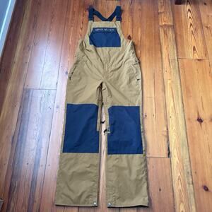 AIRBLASTER Freedom Bib Overalls Mens Size XL 2025 Snowboarding Brown Worn